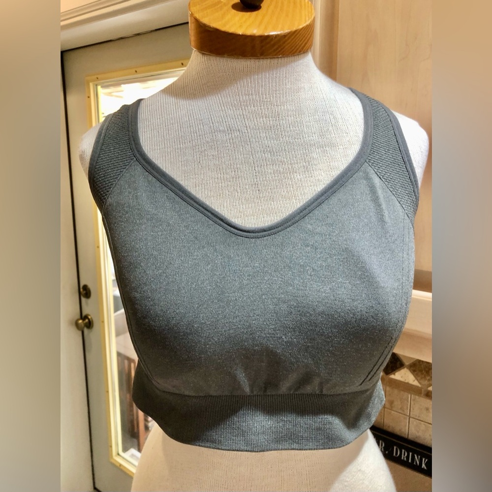 Members Mark Gray Seamless Racerback Sportsbra XXL